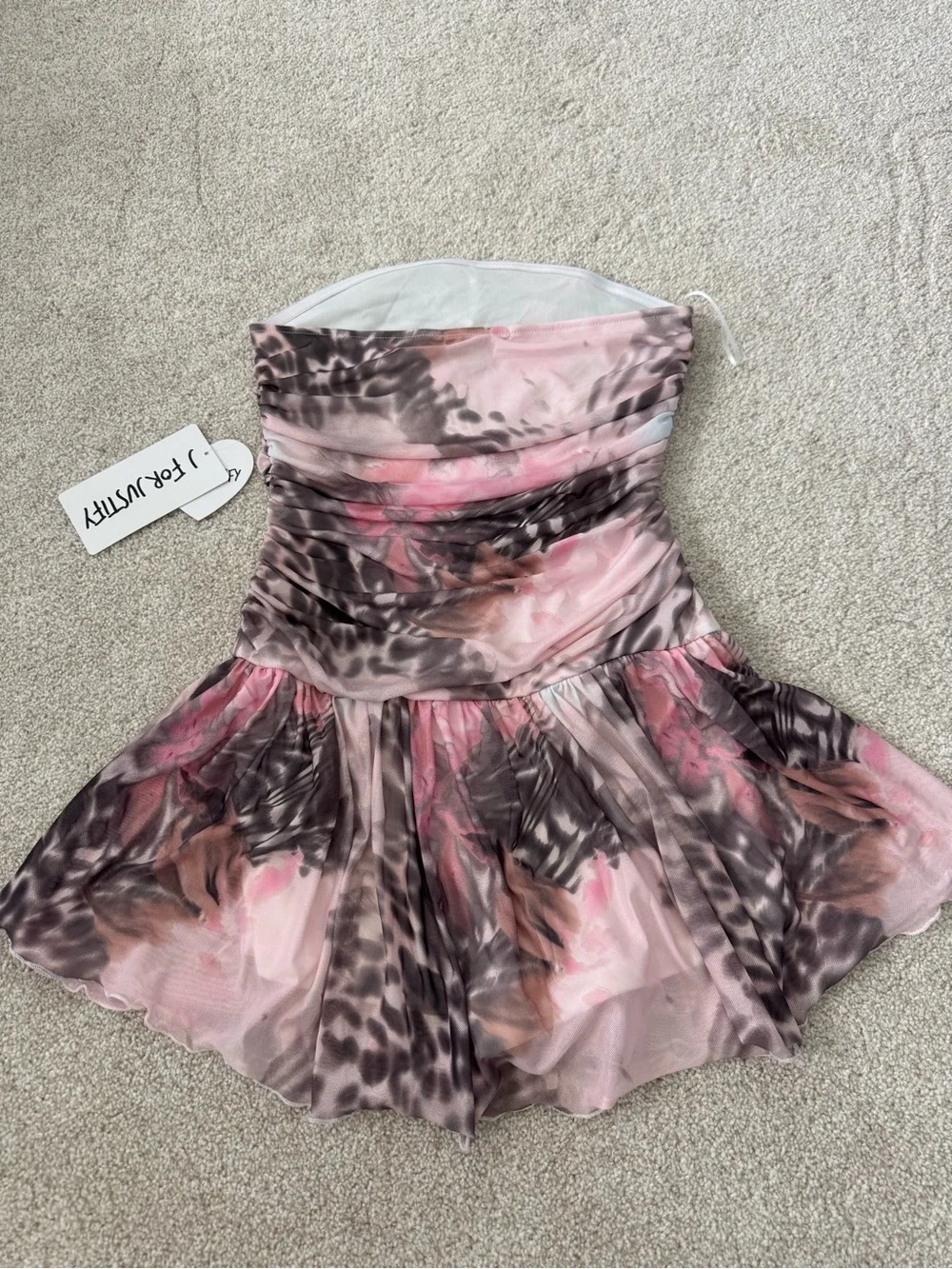 Justify strapless mini